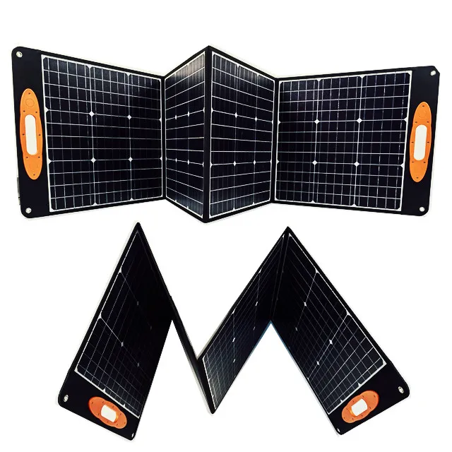 Mono Solar Cells Portable Solar Panel 200W Foldable Solar Panel for Outdoor 12V Battery Charging