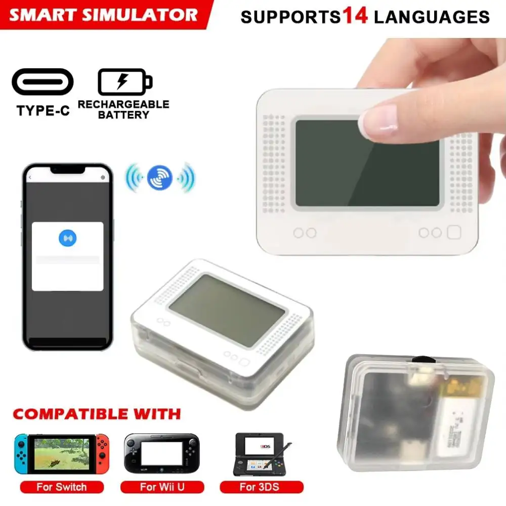 

Rechargeable NFC Pixl Infinite Card Multifunction Intelligent Emulator Allmiibo Swipe Induction Burner Writer Game Accessories