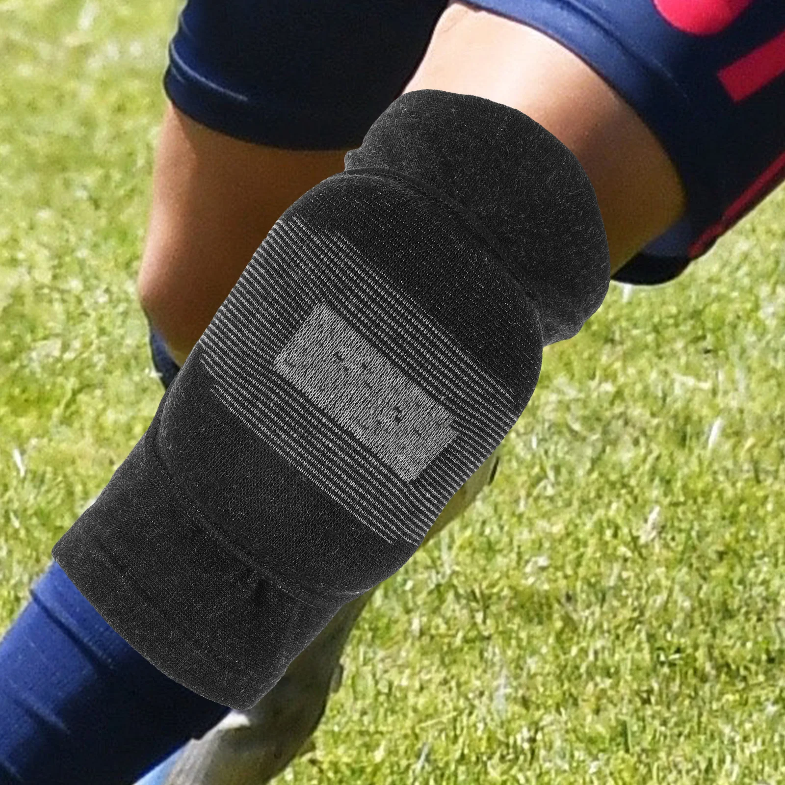 دعامة الركبة تدعم الأكمام الضاغطة السميكة للرياضة والجري وركوب الدراجات وحماية المفاصل وسادات لوح التزلج للمصارعة