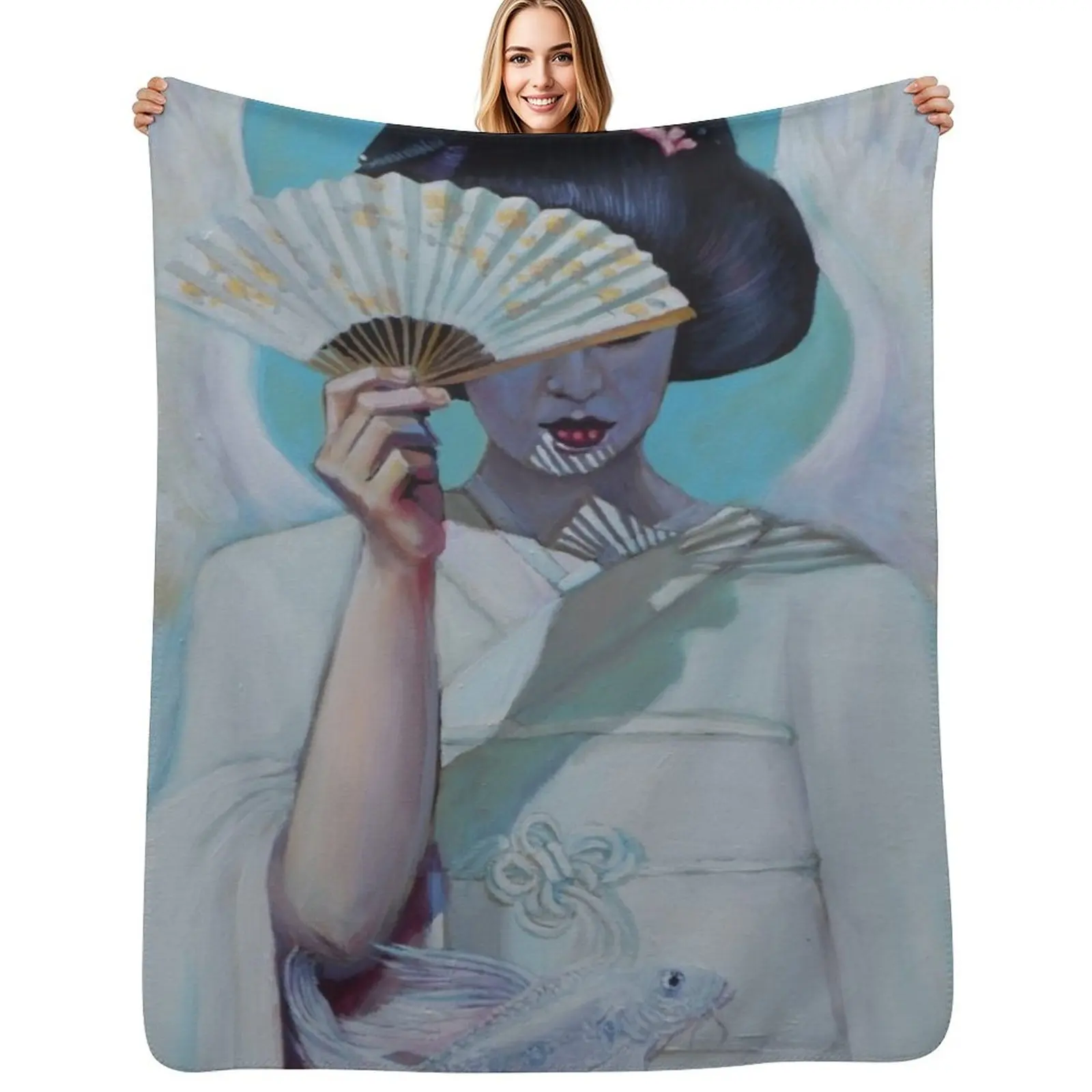 

Tenshi Throw Blanket Thins Heavy manga Sofa Throw Blankets