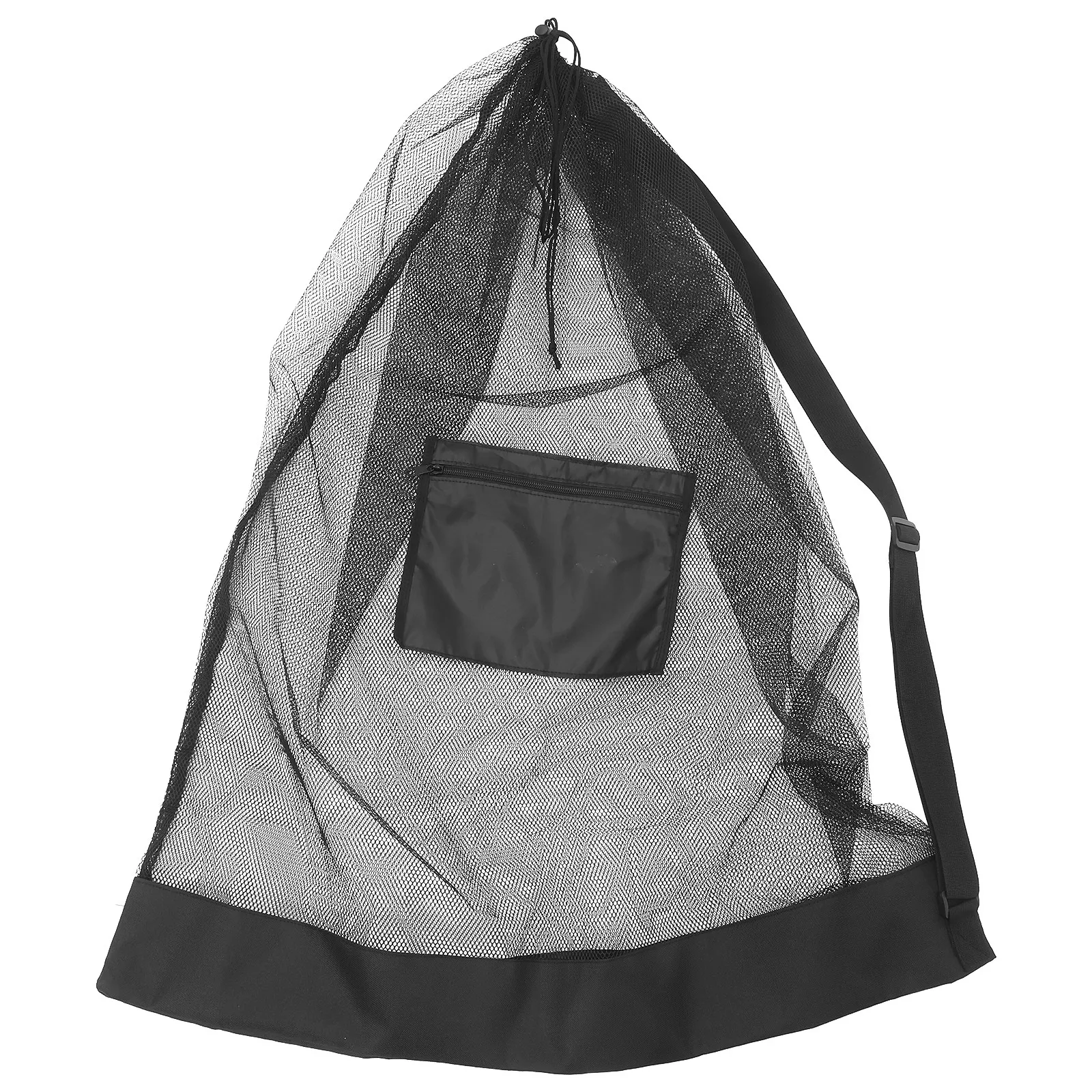 

Large Mesh Ball Bag Drawstring Basketball Storage Net Bag For Soccer Football Volleyball Sports Equipment Ball Holder Gym