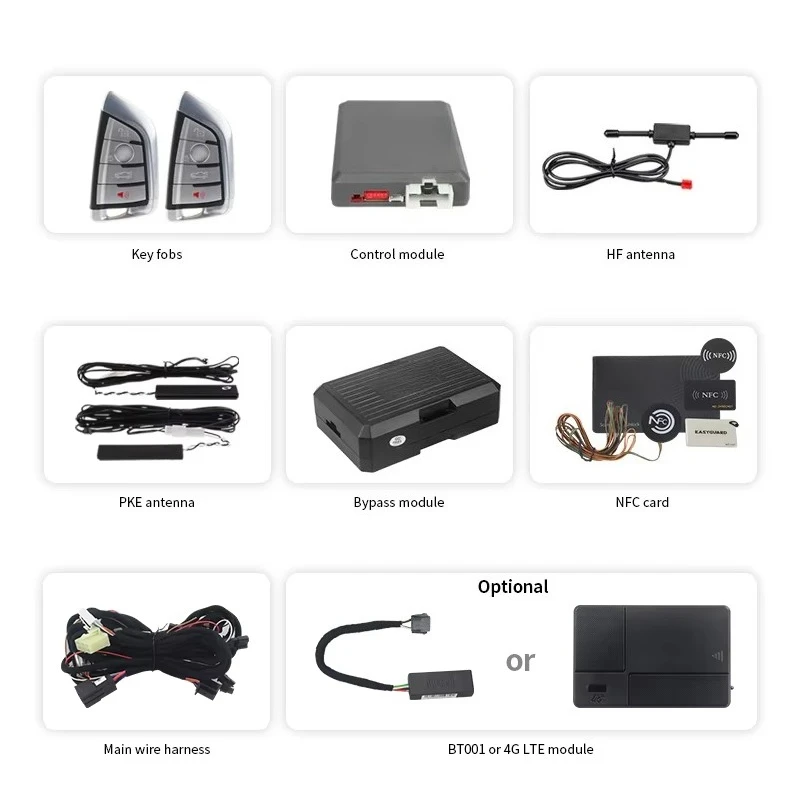 CAN BUS Remote Starter Kit Fit