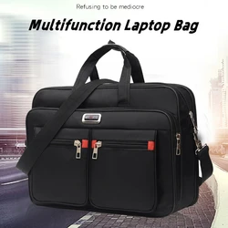 Sac à Main Multifonction de Grande Capacité pour Homme, Sacoche pour Ordinateur Portable, Bureau, Bombe