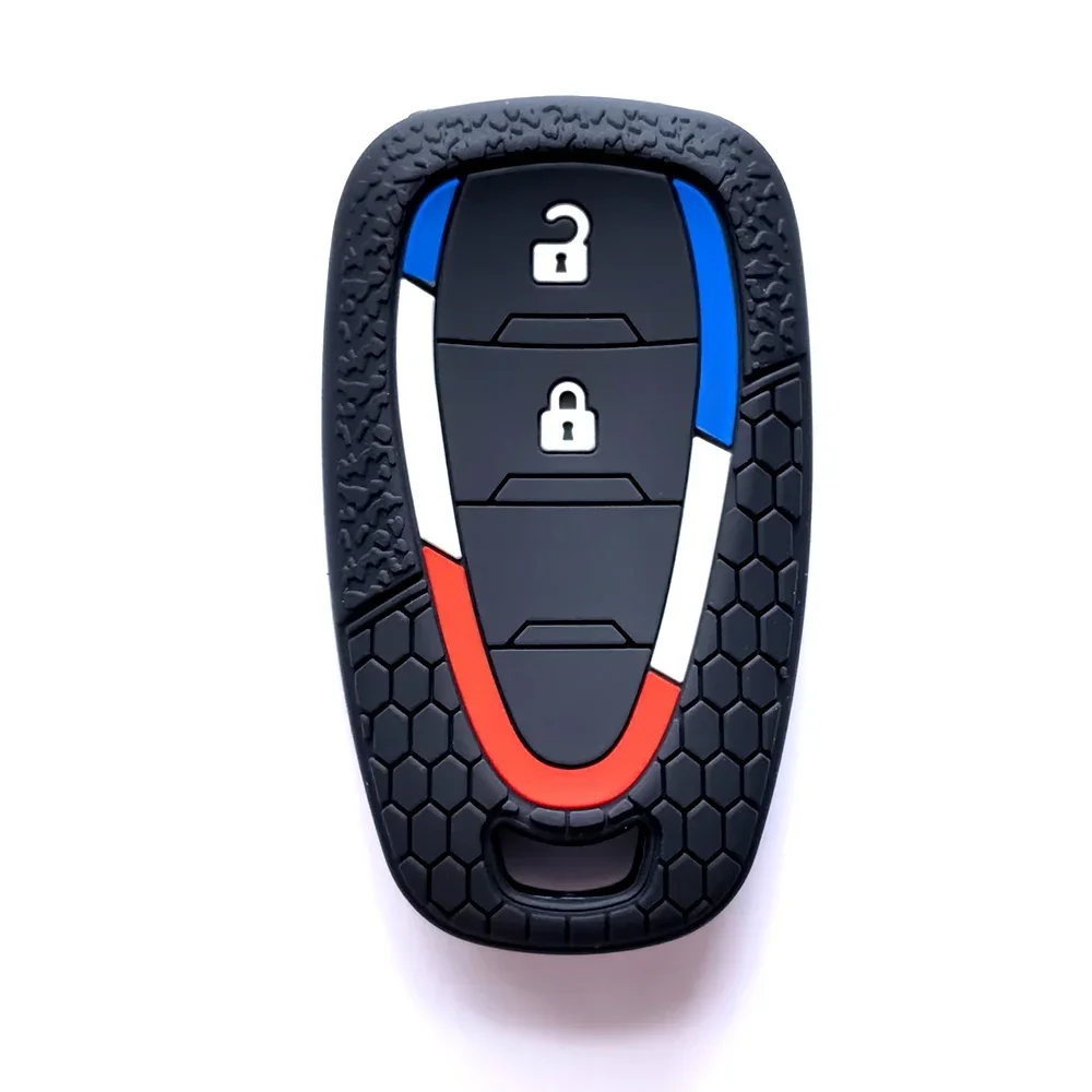 Silicone Car Remote Key Cover for Chevrolet Malibu Blazer Traverse Cruze Spark Sonic Camaro Volt Bolt Trax Seeker Onix Equino view 5