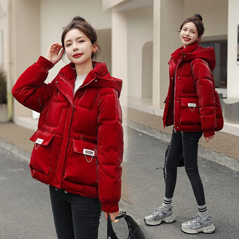 Winter Parkas Women's Jacket 2023 New Hooded Waterproof and washable Warm Down Cotton Coats Ladies Snow Wear Coat Parka Overcoat