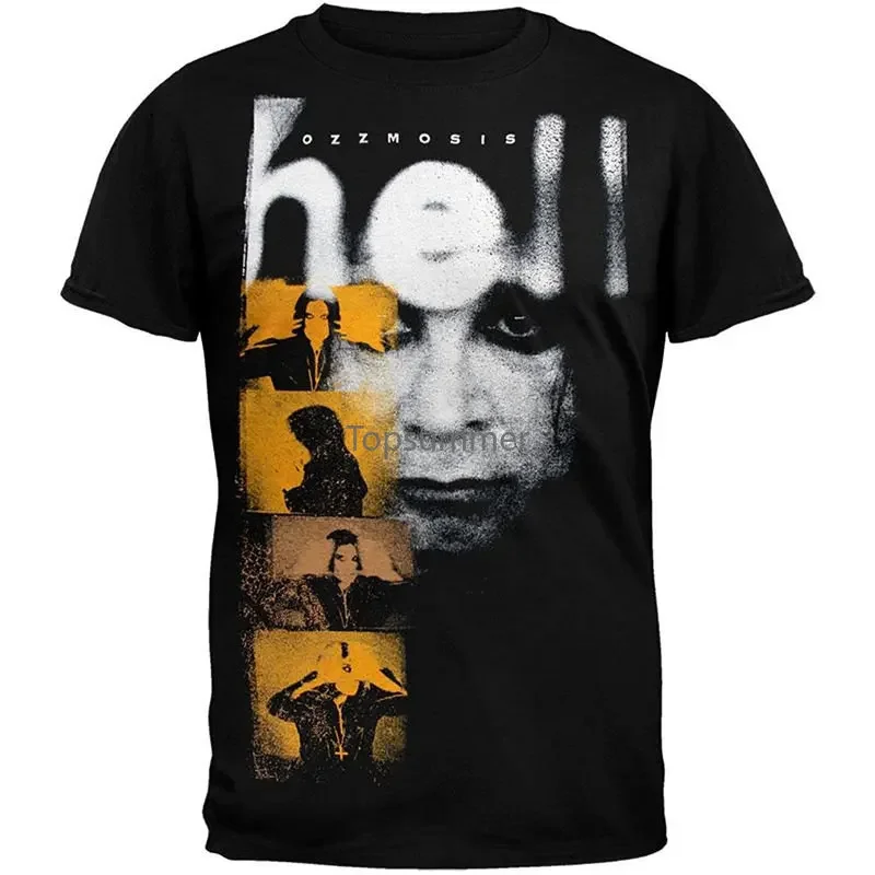 

Printed T Shirt Pure Cotton Regular Ozzy Osbourne Emotions T-Shirt Crew Neck Short-Sleeve Mens Tee Shirt