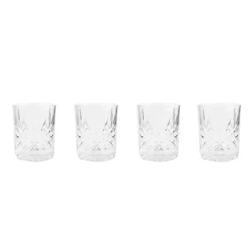 for Modern Embossed Whiskey Glass Drinking Glassware Home Bar Wine Glass