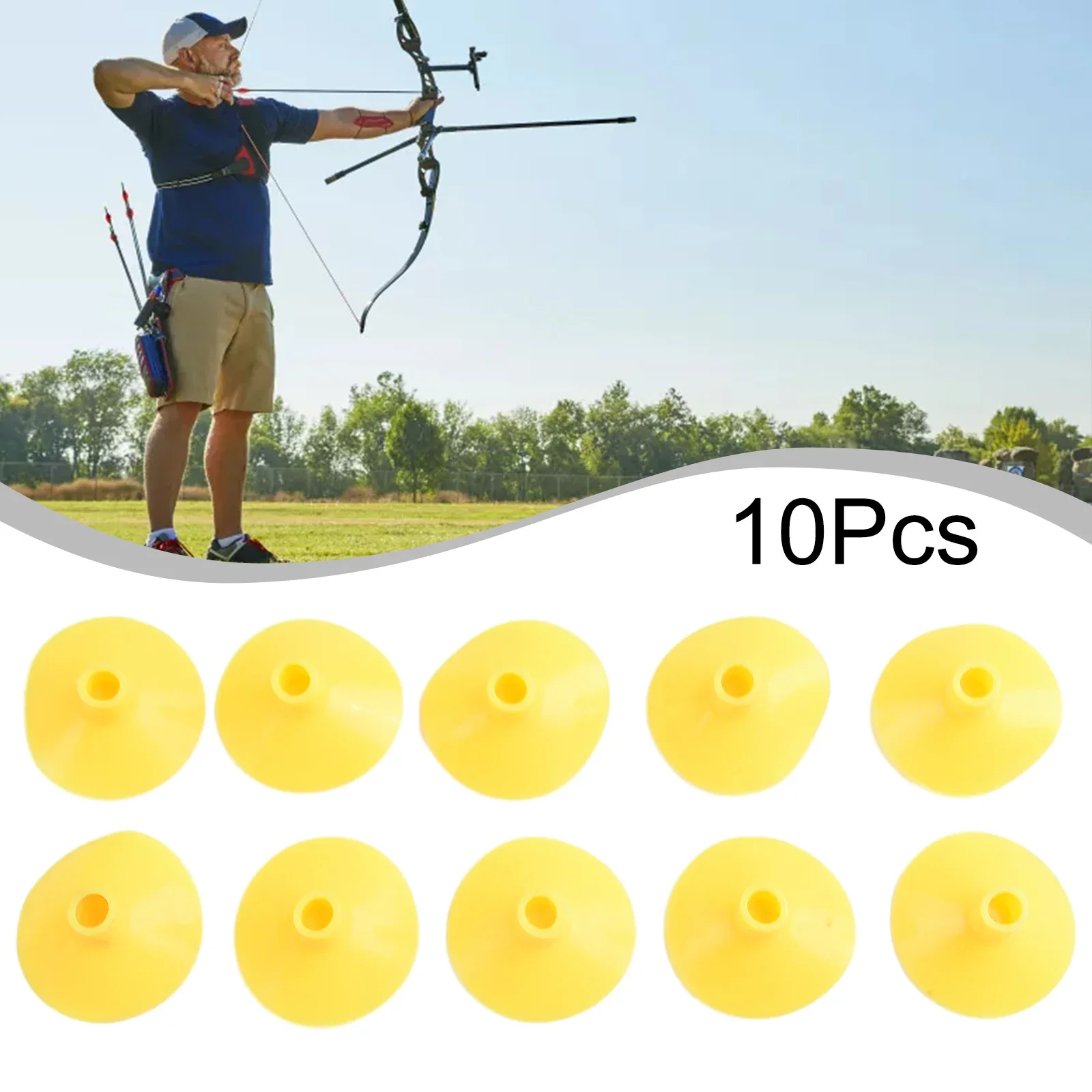 

10pcs Archery Rubber Sucker Arrows Suction Cup For Target Practice Kids Archery Bows Sucker For Outdoor Fun Rubber Arrow Suckers