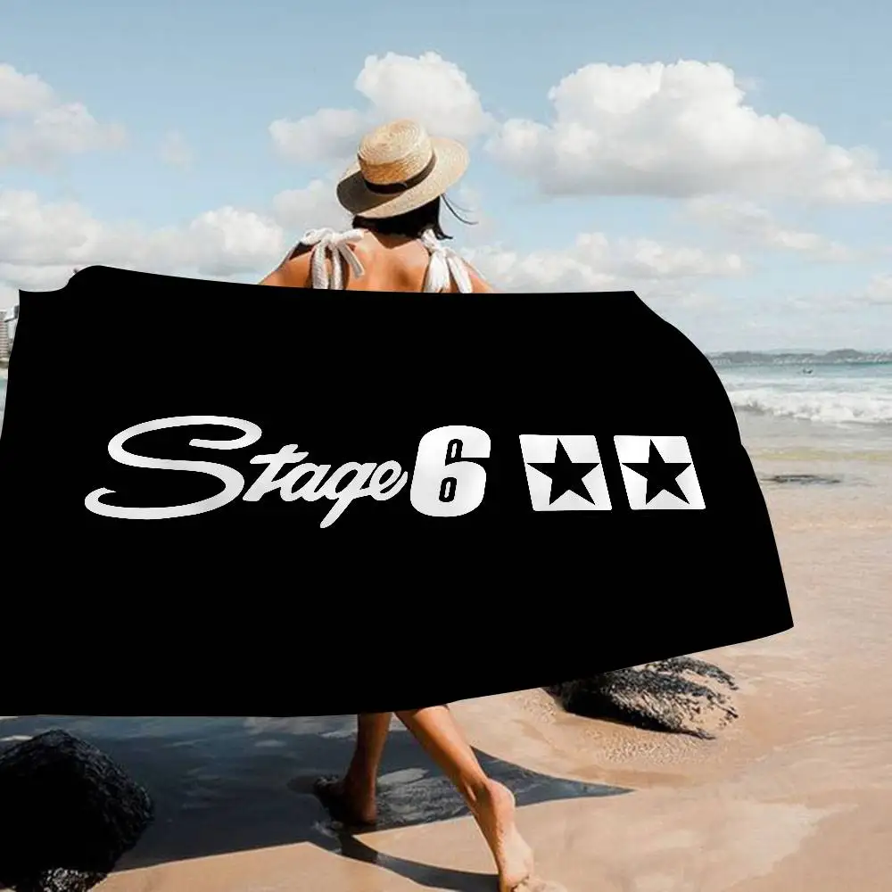 Fashion S-Stickers S-Stages 6 Anime Beach Swimming Towel Soft Absorbent Washcloth Children's Gifts for Kids Travel Camping Gym