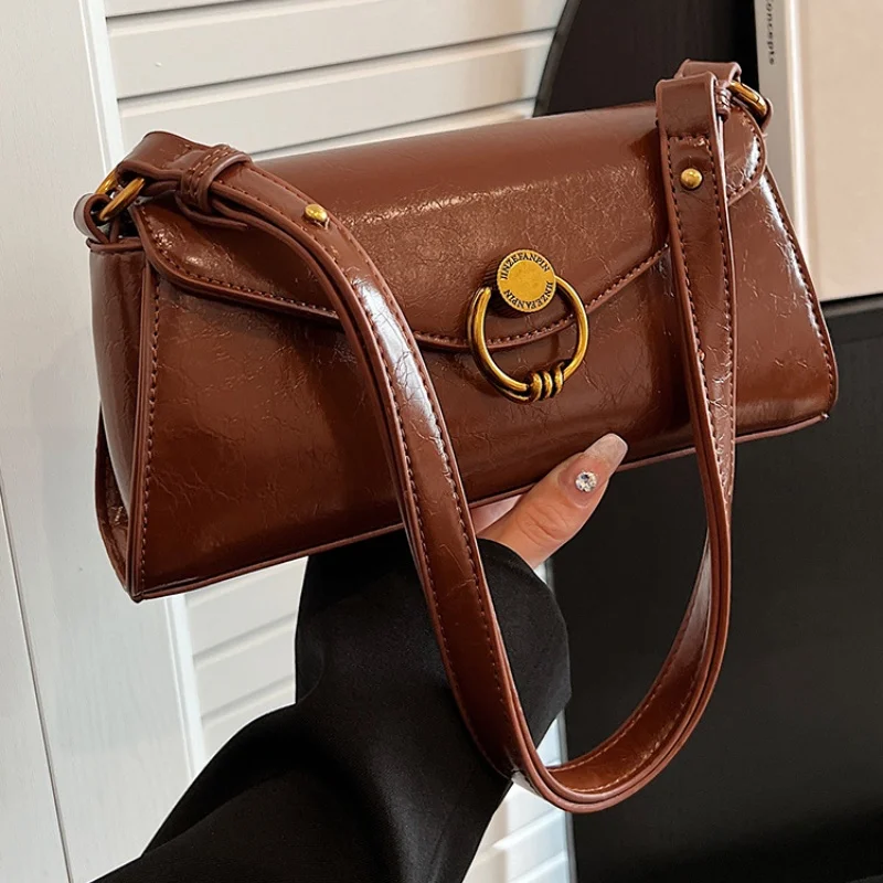 

2025 New Fashionable High Quality Texture French Stick Bag Used Single Shoulder Crossbody Bag