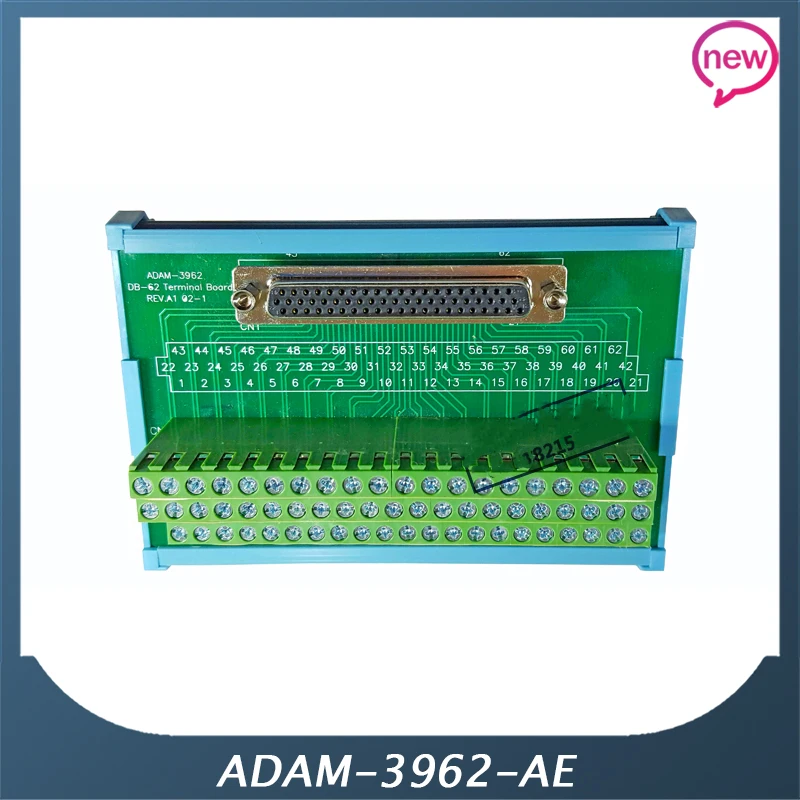 ADAM-3962-AE For Advantech Rail Mounted DB62 Terminal Block