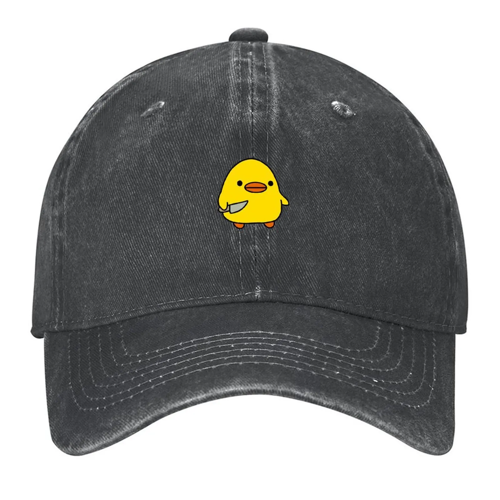 

duck with knife kawaii duck knife duck Baseball Cap Golf Hat Man Christmas Hat New In The Hat hiking Woman Men's