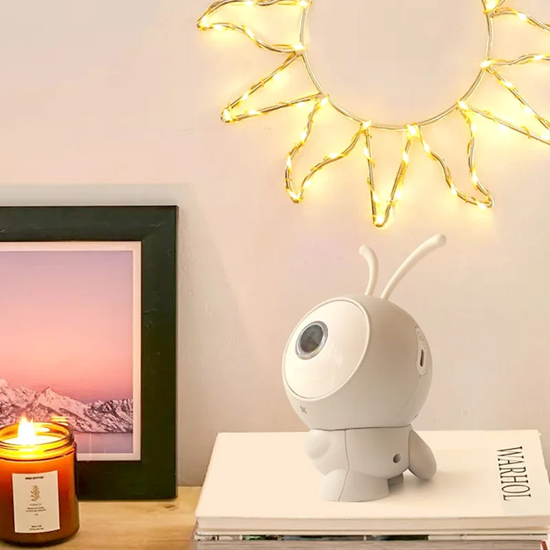 2023 Projection Lamp Star Projector Nightlight Bedroom Starry Atmosphere Small Desk Lamp Alien Ornaments Gifts For Children