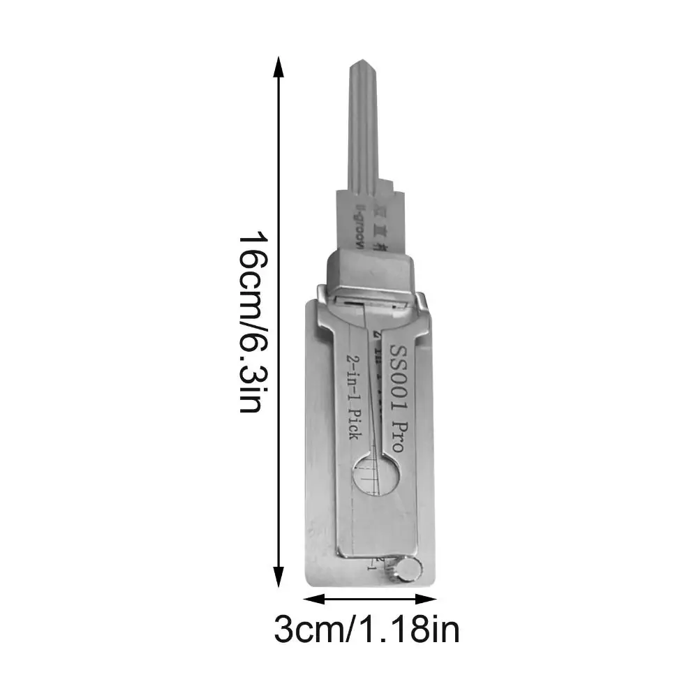 Imagem -06 - Chave de Decodificar 2-em1 Gancho de Precisão e Conjunto de Coleta Ferramenta de Medição Manual Ferramenta de Manutenção do Carro Ss001 Profissional Aço Inoxidável