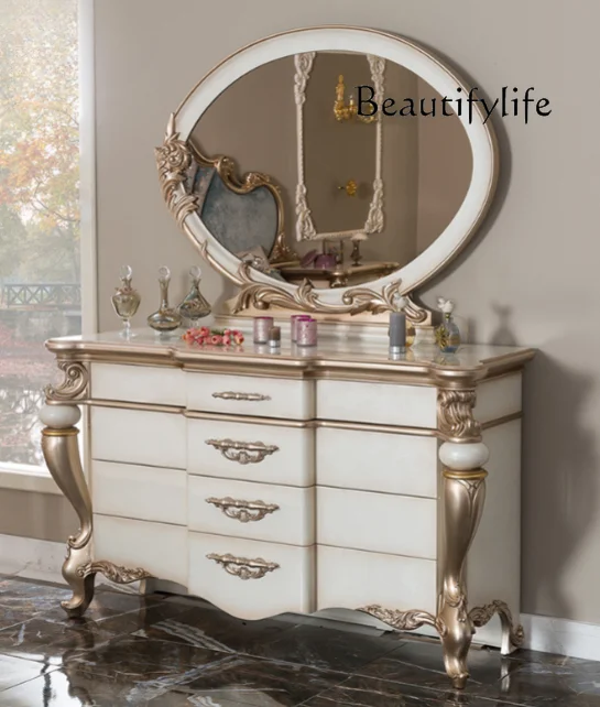 Luxury European dresser neoclassical large apartment storage decoration designer style high-end exquisite