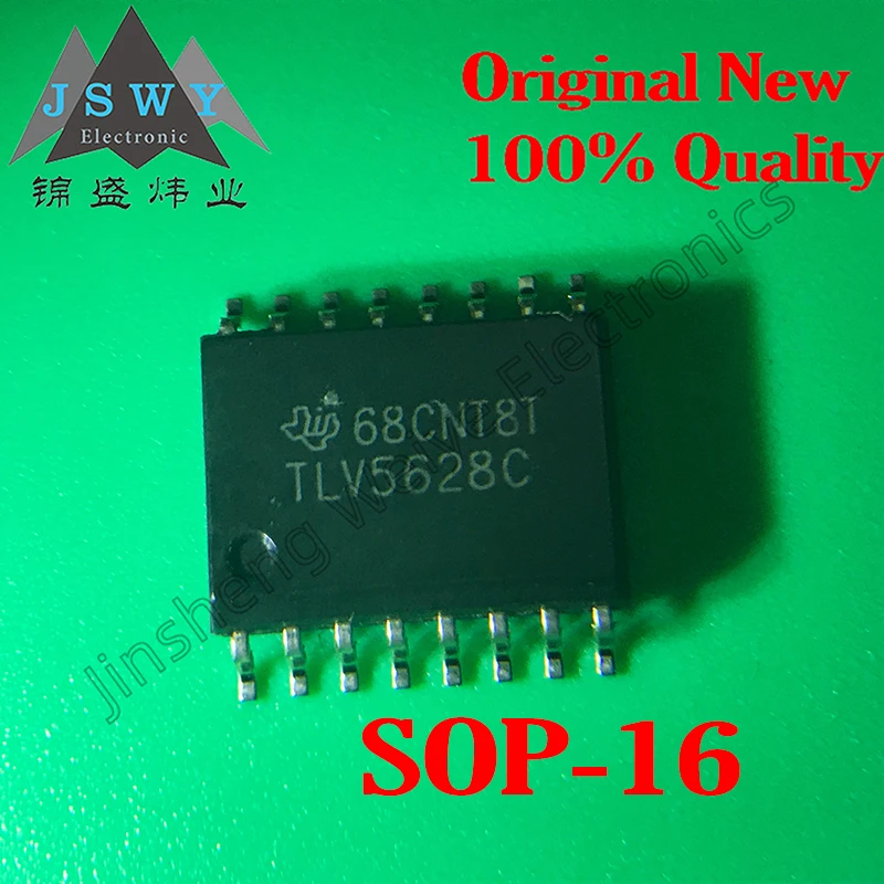 

5PCS TLV5628CDWR TLV5628C TLV5628 SMD SOP16 analog-to-digital converter analog IC 100% new genuine