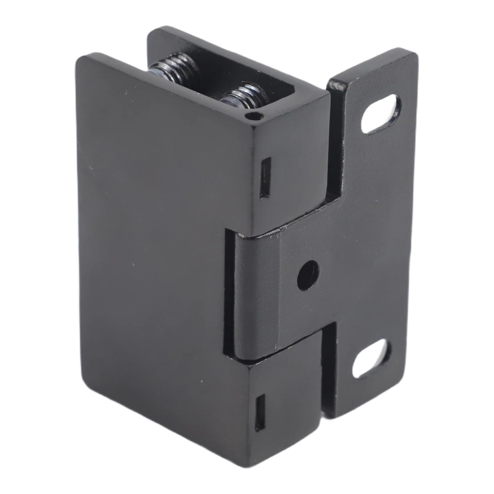 Hydraulic Glass Door Hinge with U-Shaped Clip for Glass Doors 5mm-8mm Thickness Slow Closing Buffer Stainless Steel Finish