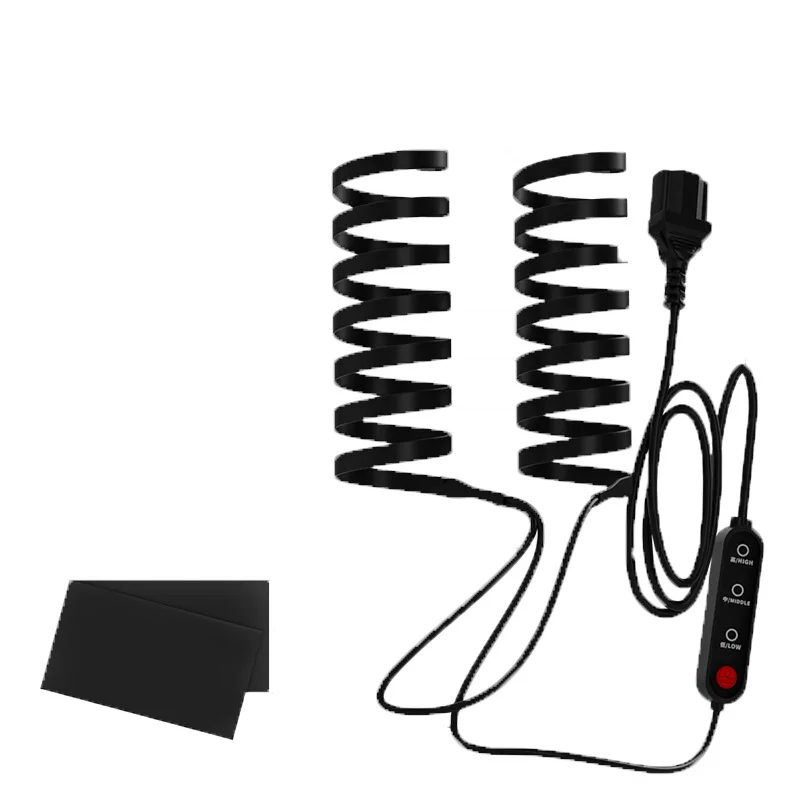 

Electric Bike Heated Handlebar Grips Winter Riding 36 72V Three Gear Temperature 3 Temperature PTC Heating Frost-Resistant Cable