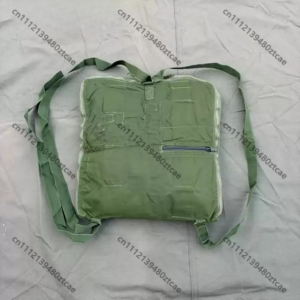 Durable Vintage‑Style Storage Backpack, Simple Carry Bag With Pure Copper Zipper For Decoration And Collection