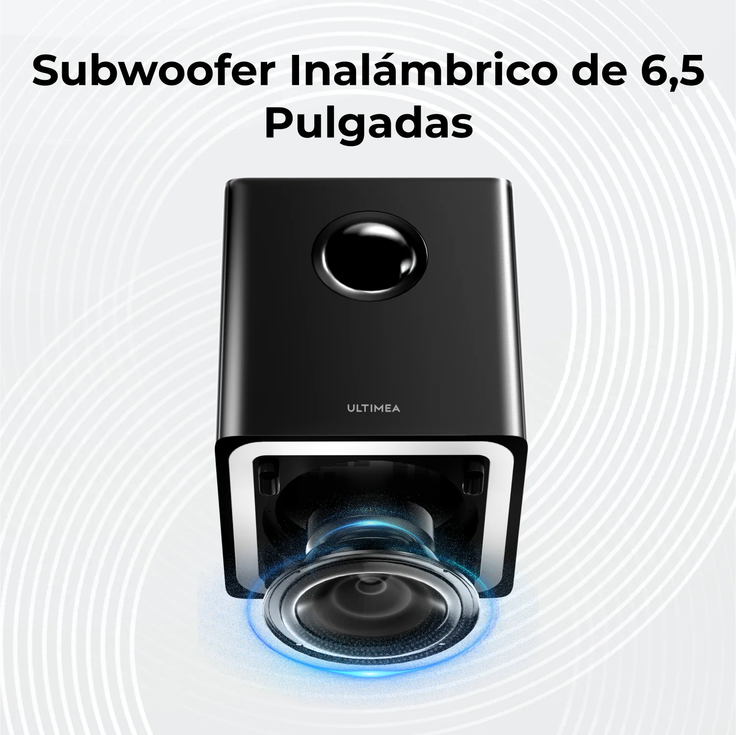 Barra de Sonido Envolvente ULTIMEA 7.1 con 2 Altavoces Envolventes y Subwoofer de 6.5 Pulgadas, Sistema de Sonido Envolvente para TV con RGB, Control por Aplicación