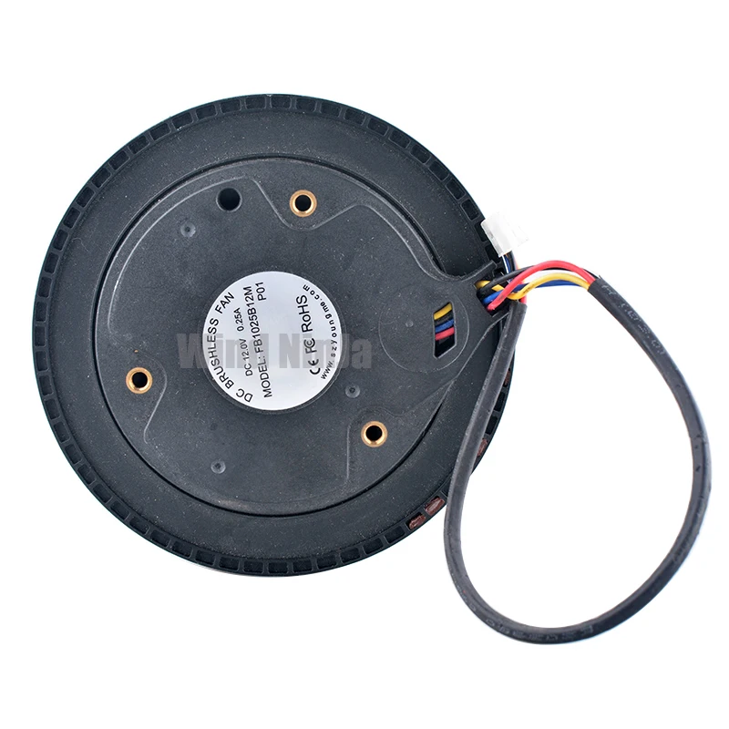 FB1025B12M DC12V 0.25A 10cm 100mm blower fan 4pin Centrifugal Turbo Cooling Fan for Air Purifier Sweepers