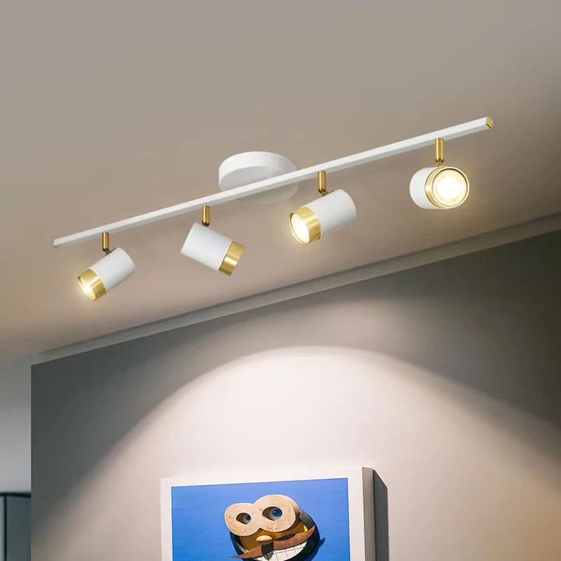 Rail Track Ceiling Lights LED Ceiling Spotlight Bar Stage Projection Spotlight for Showcase Focus Lamps Decorate Chandelier Lamp