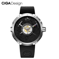 CIGA Design Central Tourbillon Watches for Men 2024 Mount Everest Homage Edition Luxury Automatic Mechanical Wristwatches