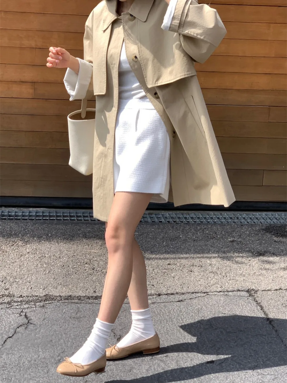 Faionable Briti Sle Long Coat Women's Jaet with Large kets Single Button Collar Stand up Spring Autumn Winter Coat