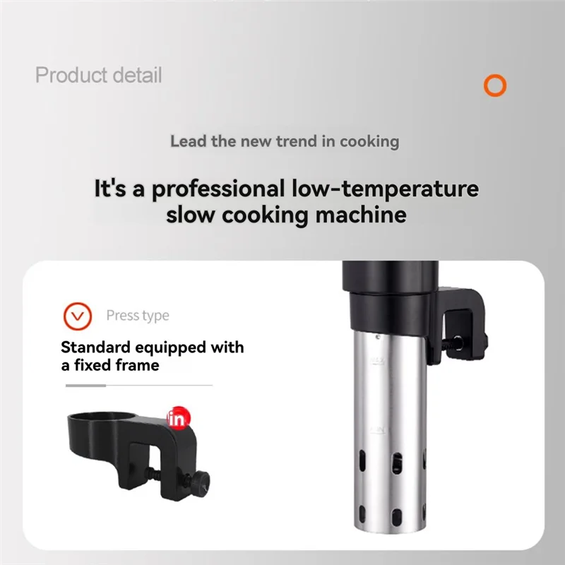 Sous Vide Precision Cooker For Home Use- Low-Temperature Cooking For Steak, Suitable For Kitchen Cooking In UK Plugs UK PLUG-A54