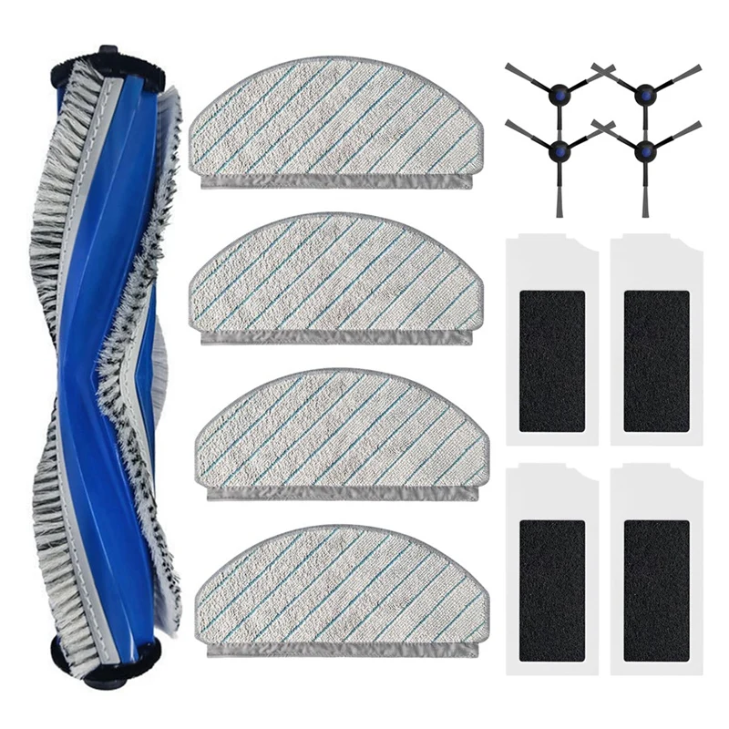 

Y26A New 13 Pack Accessories For Yeedi C12 PRO PLUS Robot Vacuum: Main Brush, Side Brushes, Filters, Mop Pads