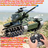 42cm Super Alloy Rc Tank Toy,Simulation Soviet T-34 Tank Model,Can Fire Water Bomb,Toys for Boys,Rc Crawler Chassis Funny Gift