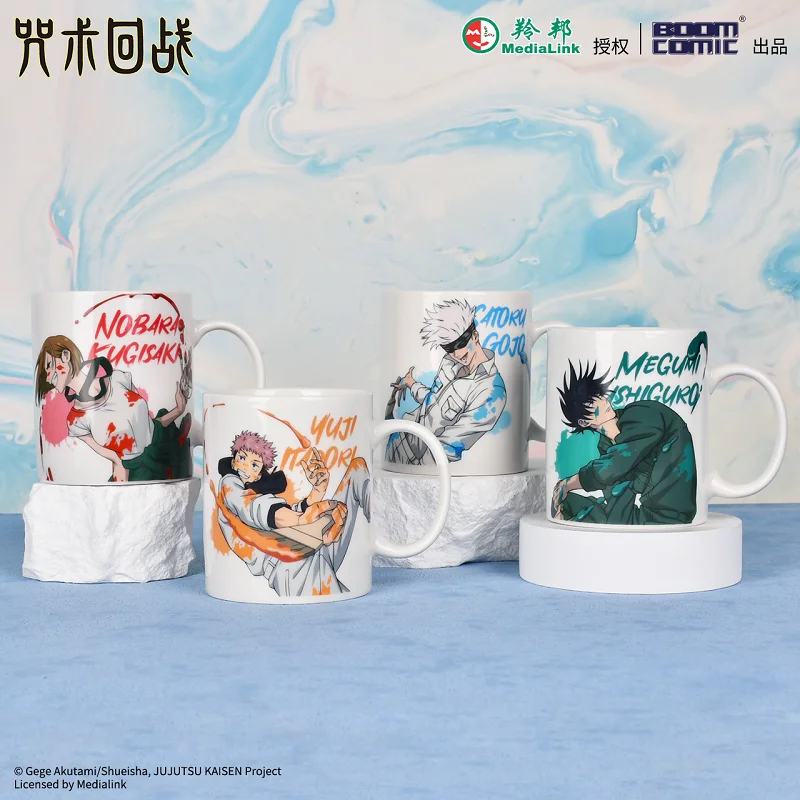 Jujutsu Kaisen Itadori Yuji Satoru Gojo Kugisaki Nobara Fushiguro Megumi Anime Genuine Ceramic Cup Water Glass Mug Cospaly Gift