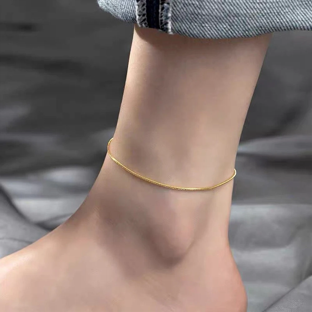 Chaîne de cheville ronde EManc - Women'S Essential Accessories avis et prix
