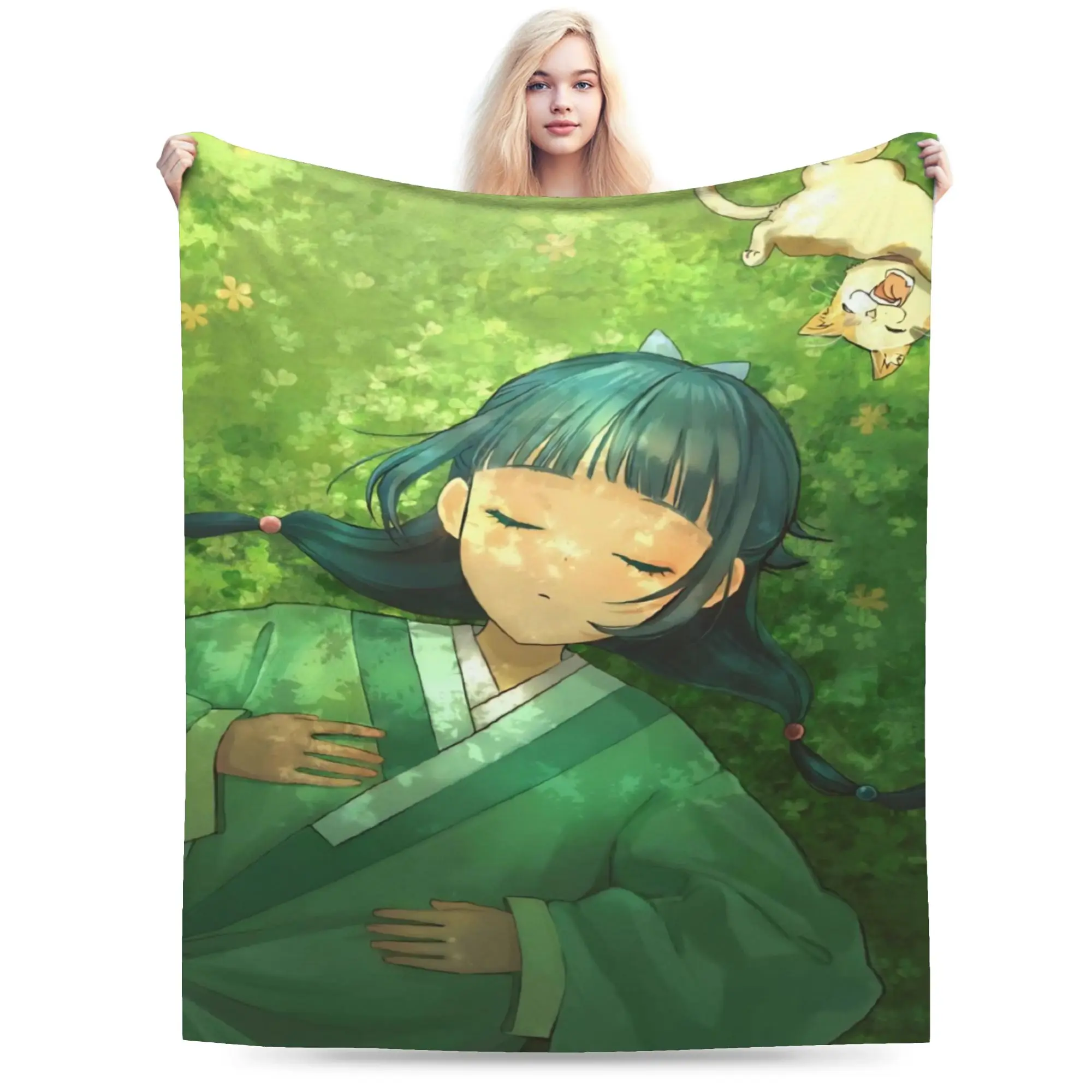 The Apothecary D-Diaries Maomao  Blanket Ultra Soft  Throw Blankets for Couch 50x60 Inch Multi-size Bedspread