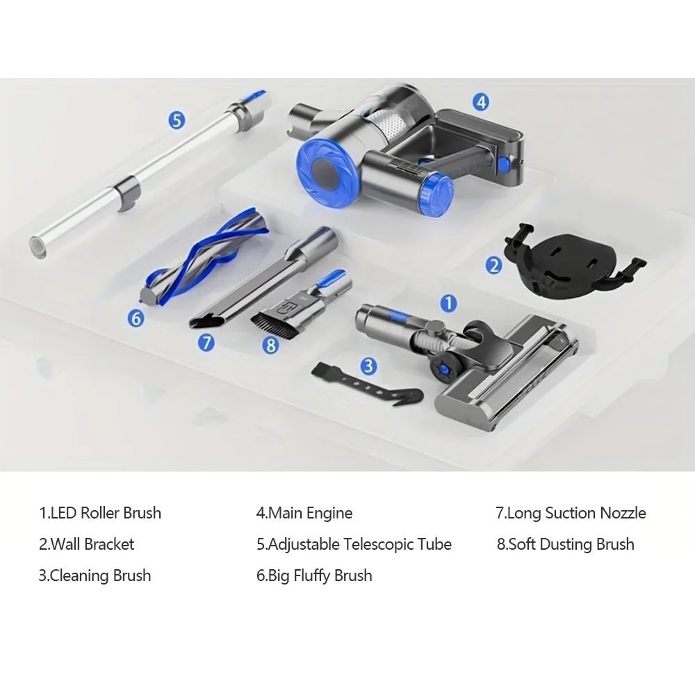 ตรงแนวตั้งไฟฟ้า CYCLONE เงียบมือถือพรม Stick เครื่องดูดฝุ่นไร้สายไร้สายบ้านไร้สายสําหรับพรม