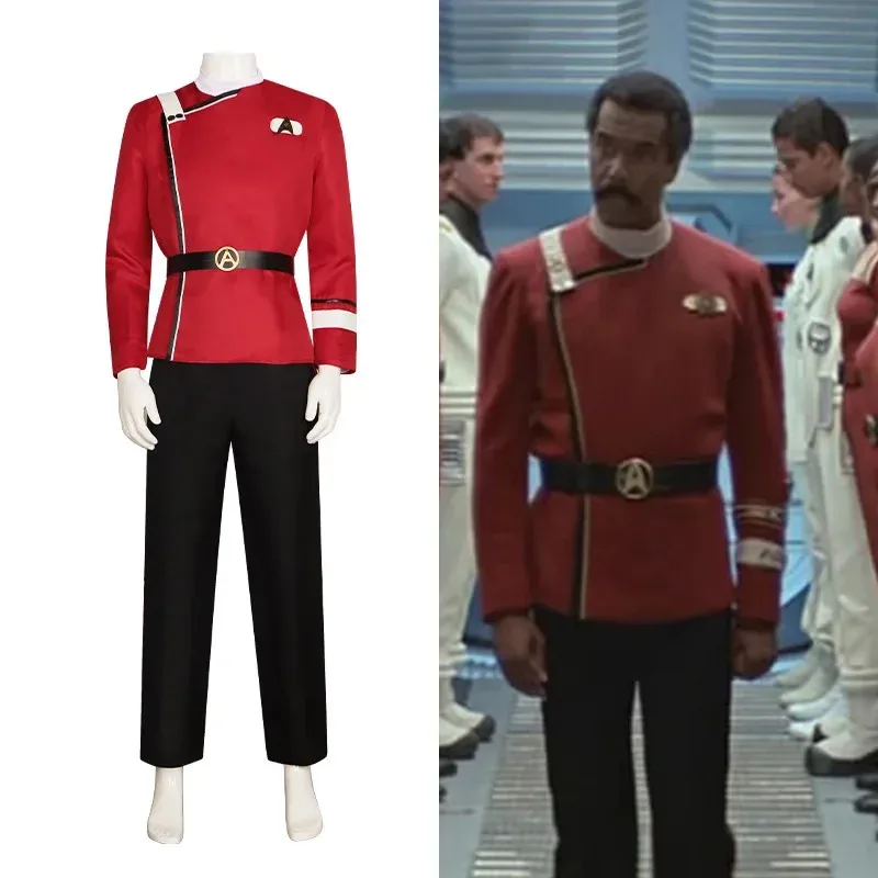 

Звезда Косплей Trek Duty Униформа Куртка Брюки Косплей Костюмы Вечеринка Фильм Косплей Хэллоуин Карнавал Красный Костюм Значок Лидер продаж