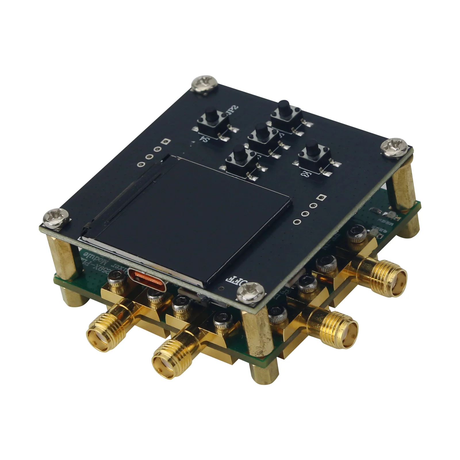TZT 8GHz Frequency Mixer Module LMX2592-PLL Local Oscillator Unit, Up And Down Mixer Type-C Charging, With STM32 Main Control Bo