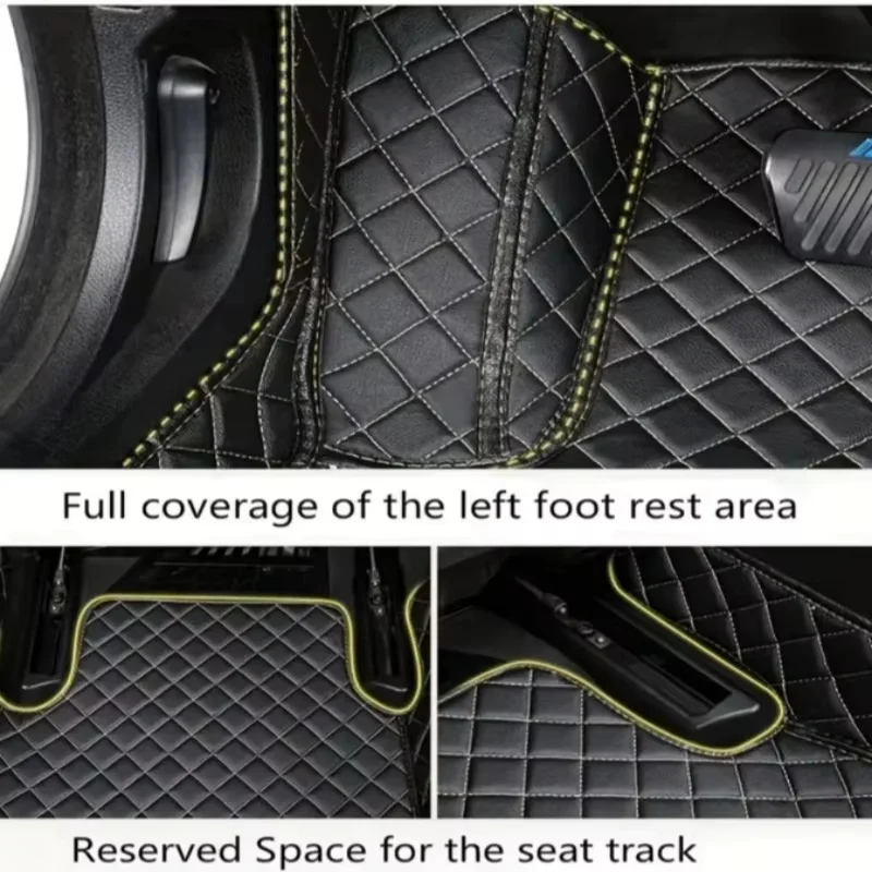 Luxury Custom Car Floor Mats Ant-Slip Foot Carpets For Mercedes Benz E-CLASS W212 W213 2009-2023 E200-E500 Auto Accessories view 6