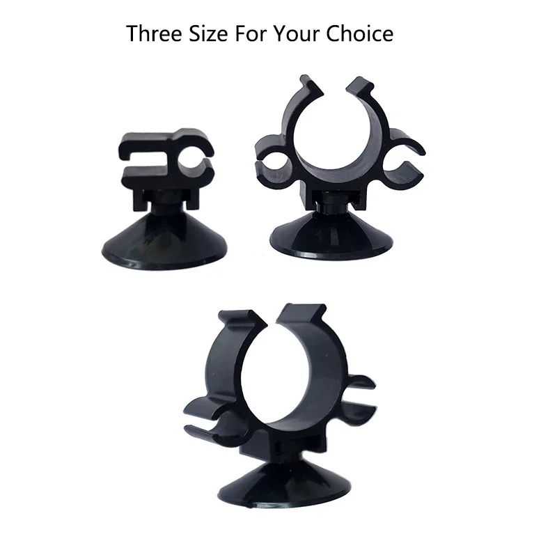 5Pcs Aquarium Suction Cup Clip Fish Tank AirLine Tube Oxygen Hose Pump Power Cord Buckle Wire Finisher Suction Cups 6/16/20mm