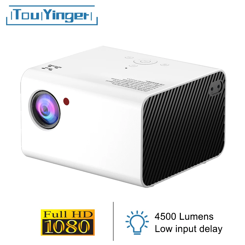 TouYinger H5 Mini LED projector 1920*1080P resolution Support Full HD video beamer for Home Cinema theater Pico movie projectors