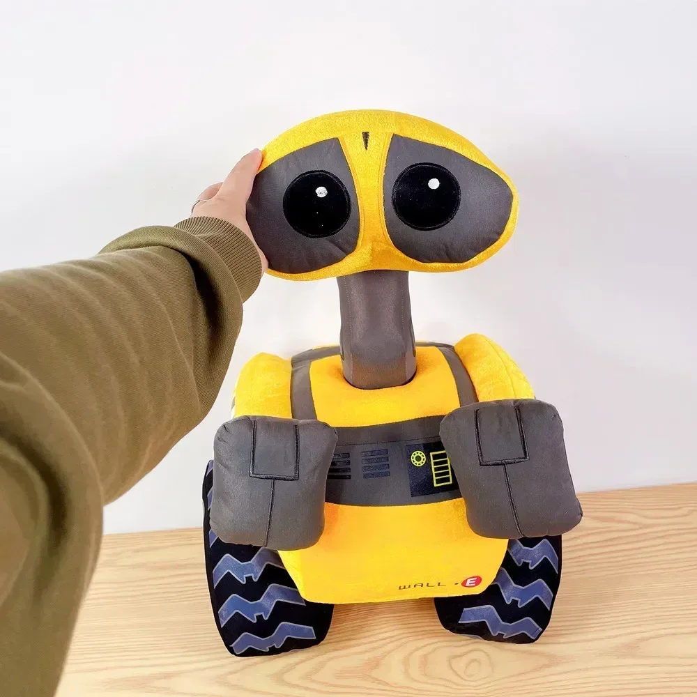 55cm WALL-E Żywy Robot Pluszak Wall E Minion Robot Model Miękka Wypchana Lalka Pluszowa Zabawka Disney Kreskówka Dekoracja Domu Prezent dla Niemowląt i Dzieci