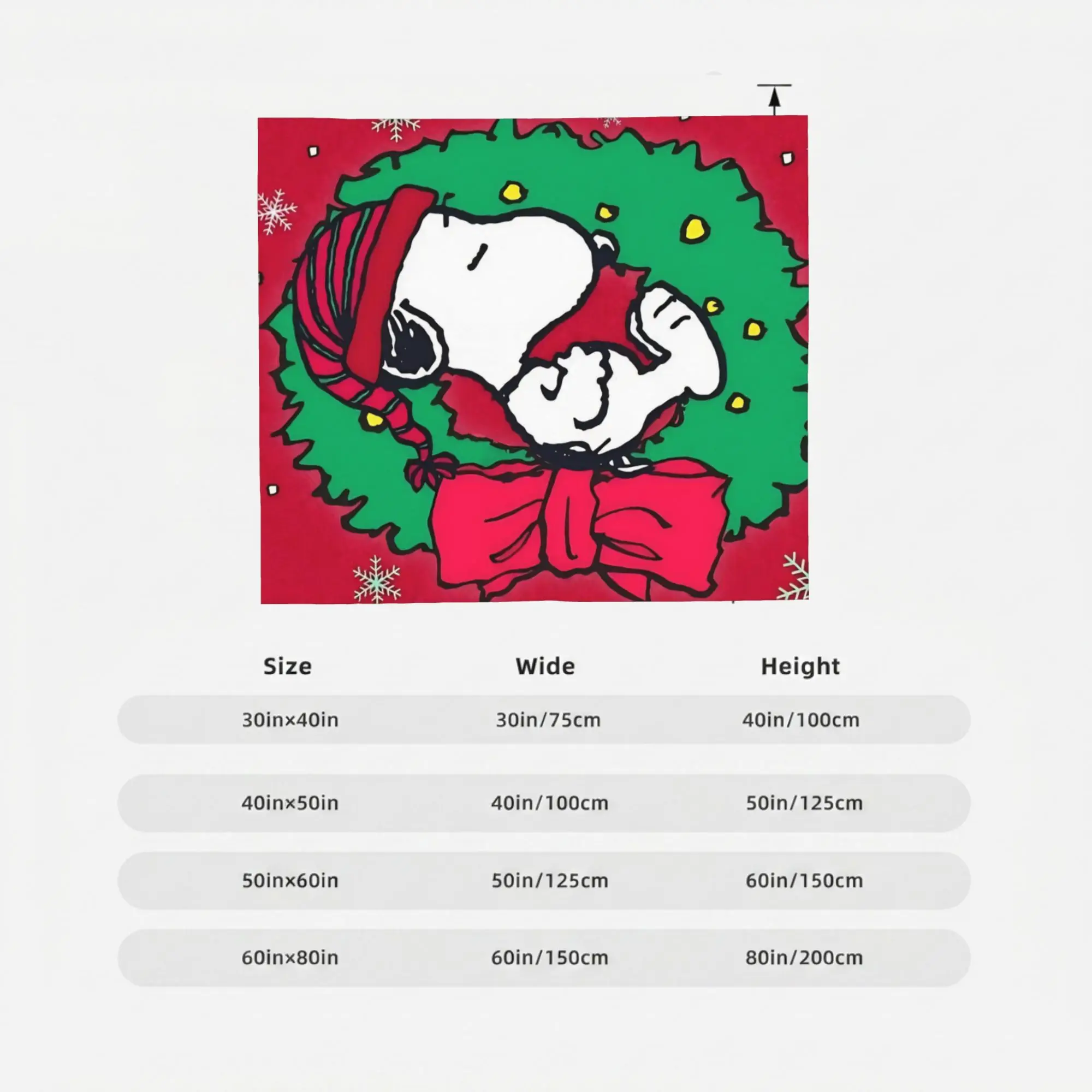 S-Snoopys Xmas Christmas Tree Flannel Blanket  Custom Throw Blankets for Bed Sofa Couch 150*125cm Plush Thin Quilt