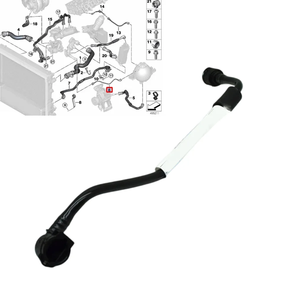 

Cooling Kettle Pipe for BMW For B57 Engine Fits G01 X3 G02 X4 G05 X5 G06 X6 G07 G08 X8 ABS Material OEM 17128579334