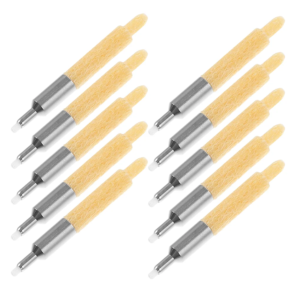 

10 Pcs Paint Pen Replacement Nibs Mr Sketch Scented Markers Chisel Tip Tips Ink Dry Erase Black Refills Marking Fountain