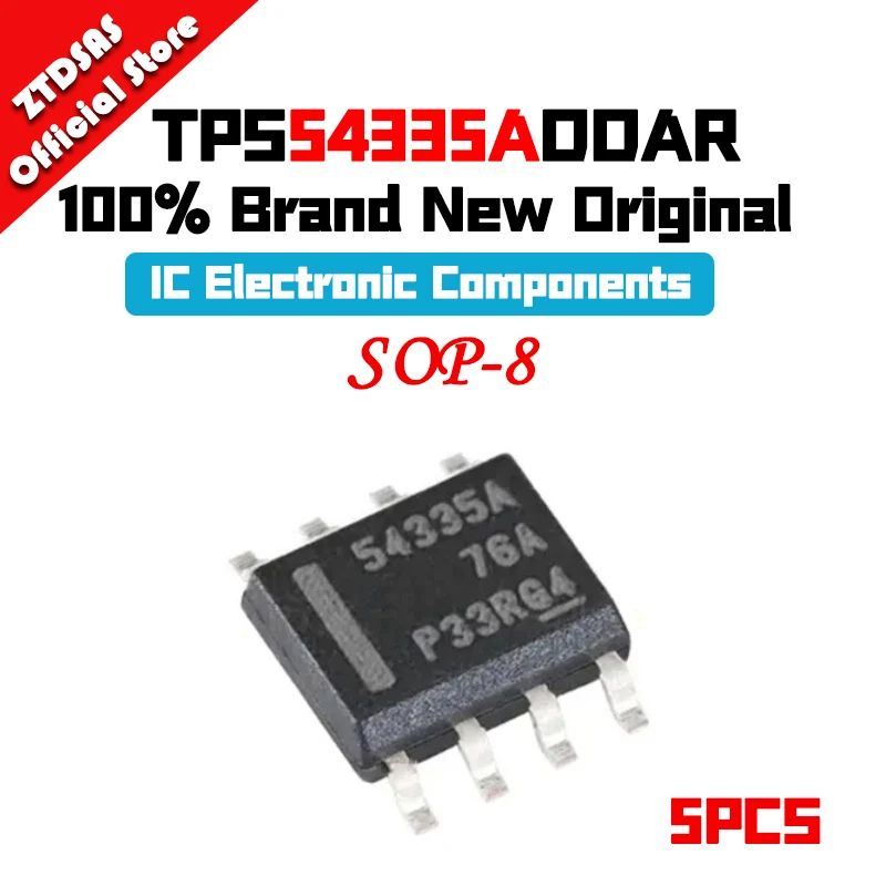 5pcs TPS54335ADDAR TPS54335A TPS54335 54335A New Original MCU SOP-8 IC Chip