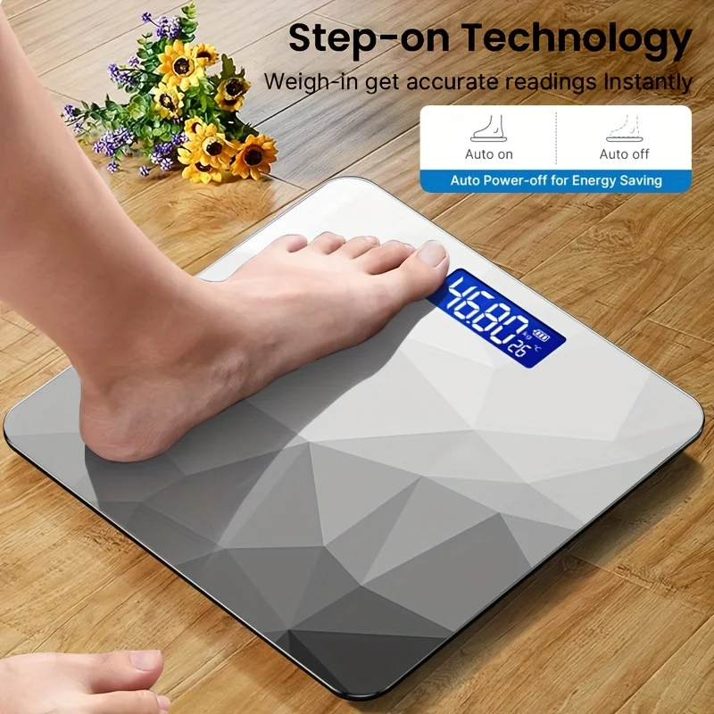 Weight Loss Weighing Device Figure Display Smart Body Weight Scale USB Charging Precision Electronic Scale for Home Office