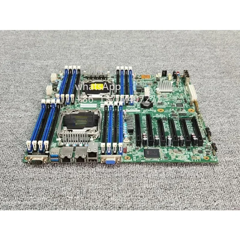 Be Suitable for Lenovo Dual-way X99 Server Motherboard C612 Chip E-ATX 2680v4 Supports Independent Nvme Startup