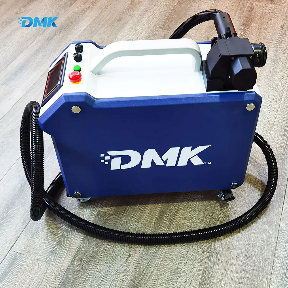 DMK 100W Pulse Laser Cleaning Machine Portable Laser Rust Removal Machine Laser Cleaner For Wood Stainless steel Aluminum