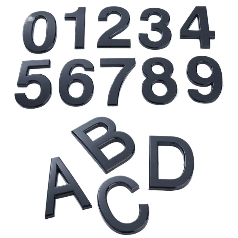 

Adhesive Letters Placard House Number Outdoor 3.94 inch English Letters Hotel Door Alphabet Home Outdoor Exterior House Numbers