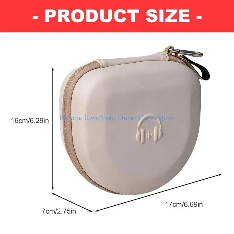  Headphone Carry Case Hard Outer Shell, Soft Lining and Removable Carabiner for MAJOR 3/4/5 for Travel Bag Storage Carry Use